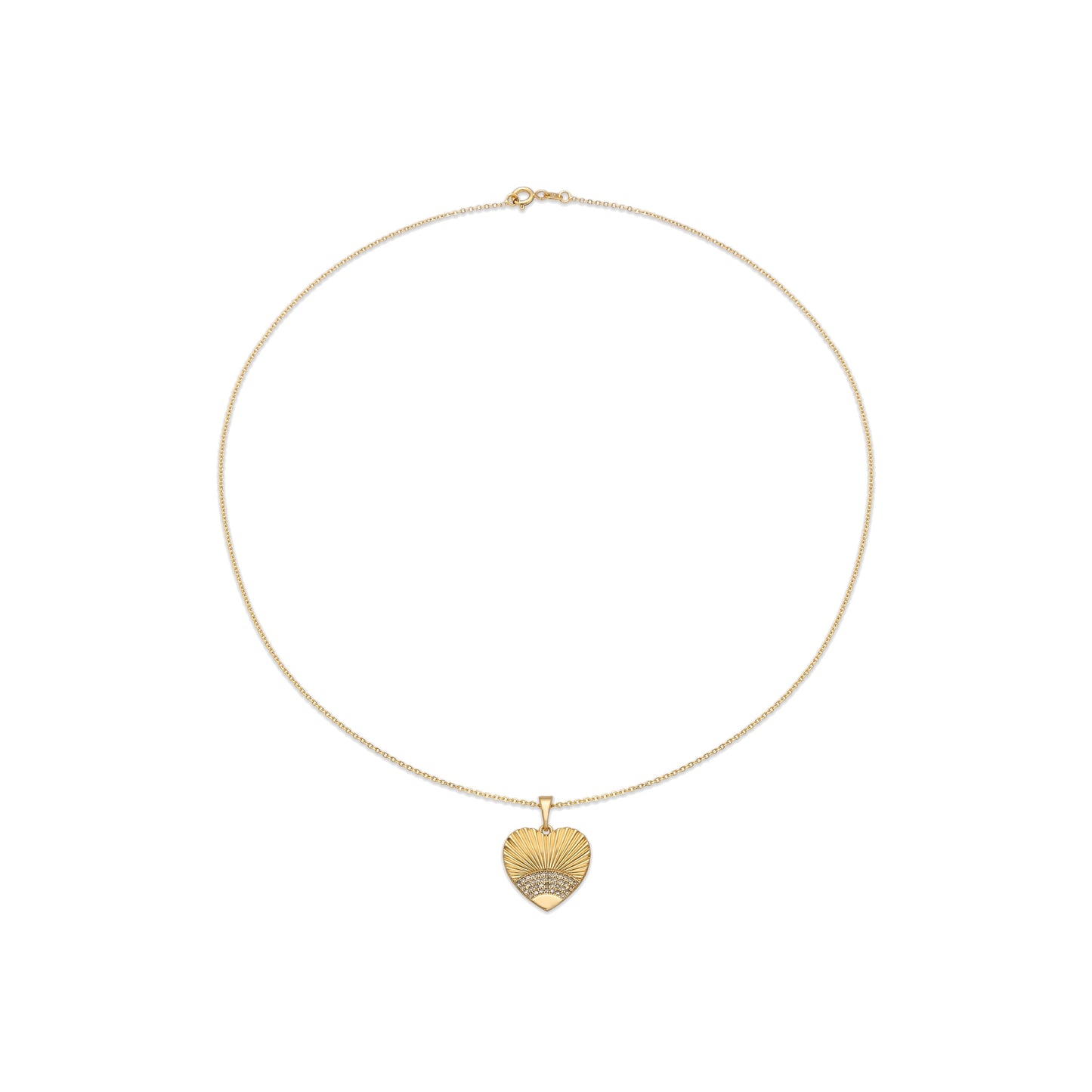 Collar con Circonita Brillante acabado oro 18k - Emmu