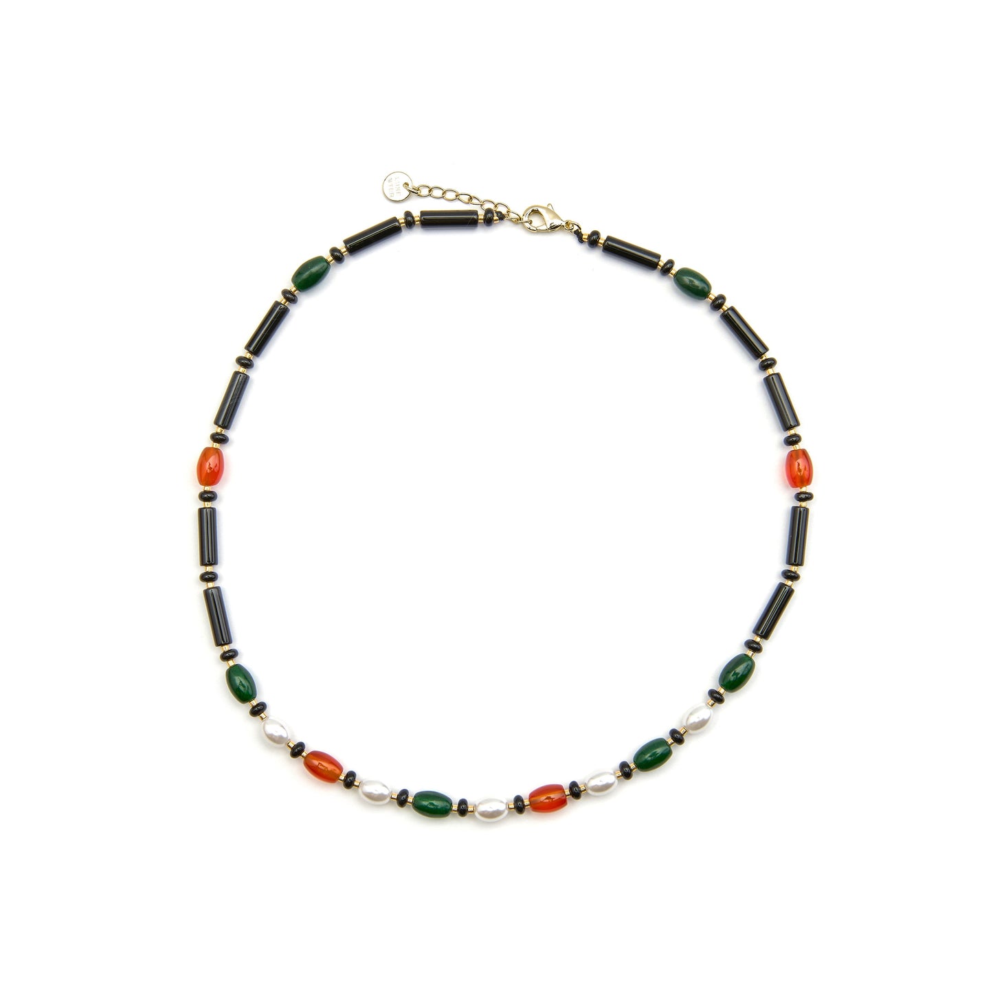 Collar con Onix acabado oro 18k - Coepil