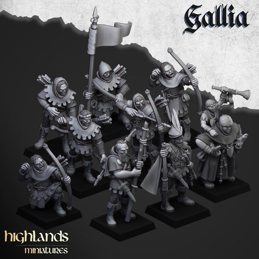 Sherwood archers, Highlands Miniatures