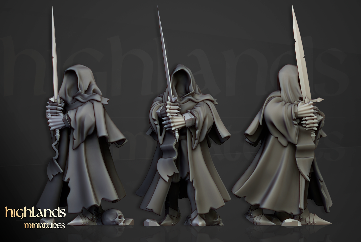 Spectral Commander, Highlands Miniatures