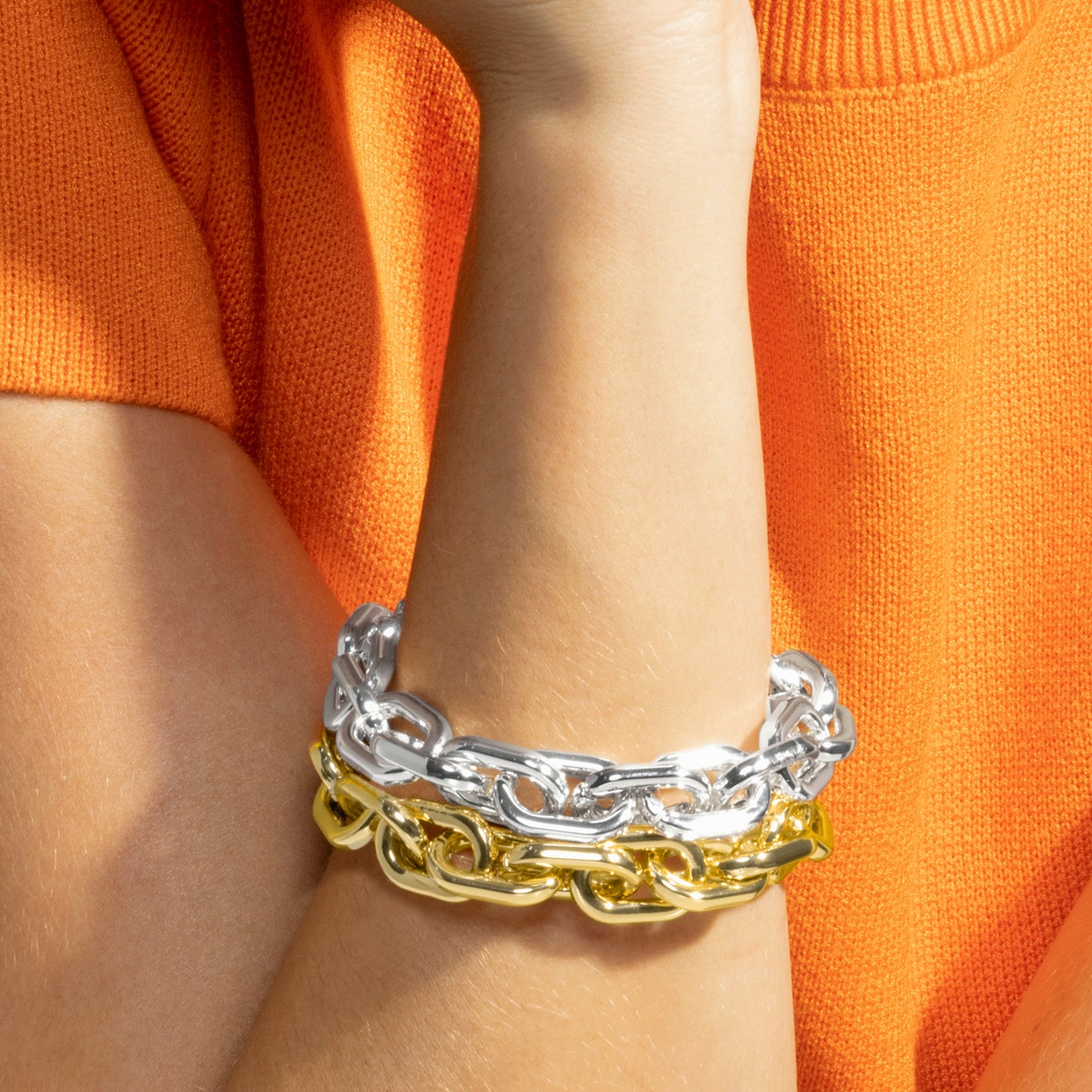 Pulsera acabado plata - Palmira