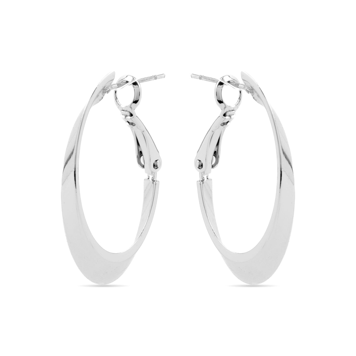 Pendientes con - acabado plata - Drola