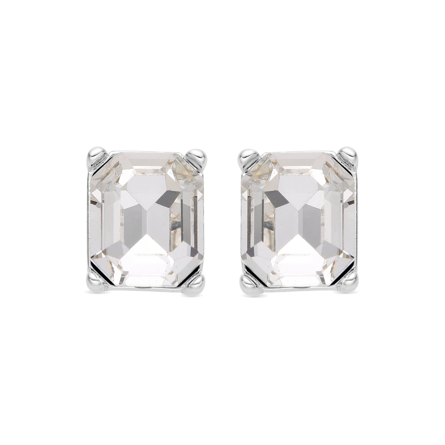 Pendientes con Circonita Brillante acabado plata - Rindel