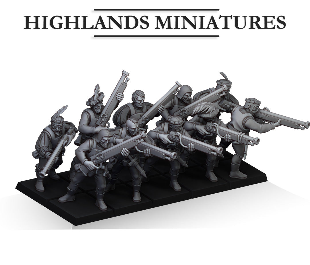Sunland Arquebusiers, Highlands Miniatures
