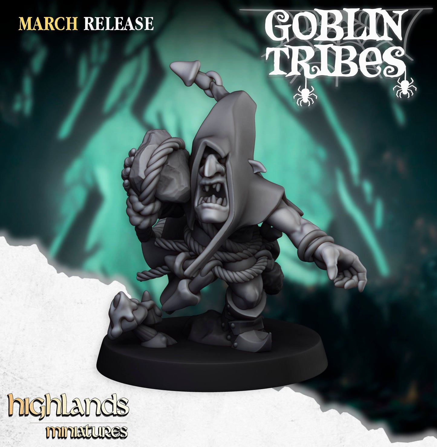 Swamp Goblin Stonethrowers, Highlands Miniatures