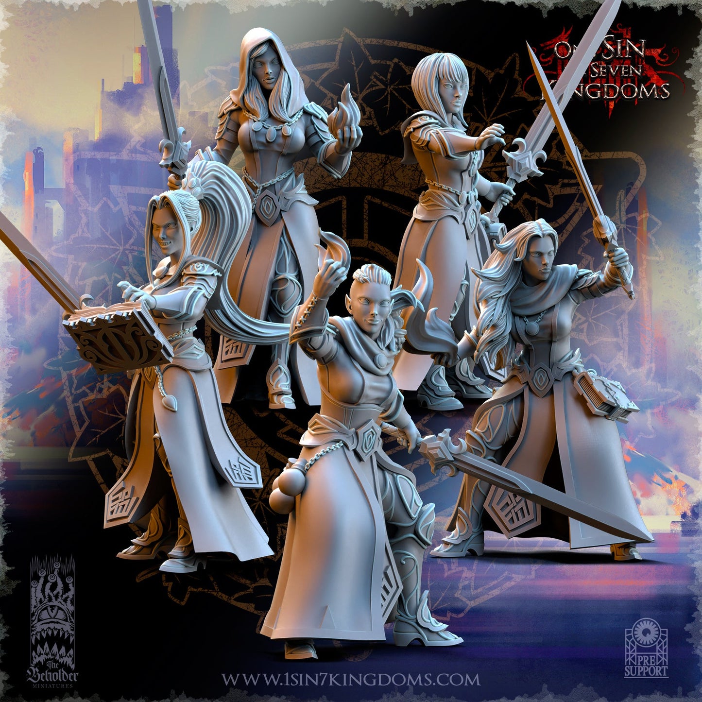 Sorceresses of the Inner Circle, The Beholder Miniatures