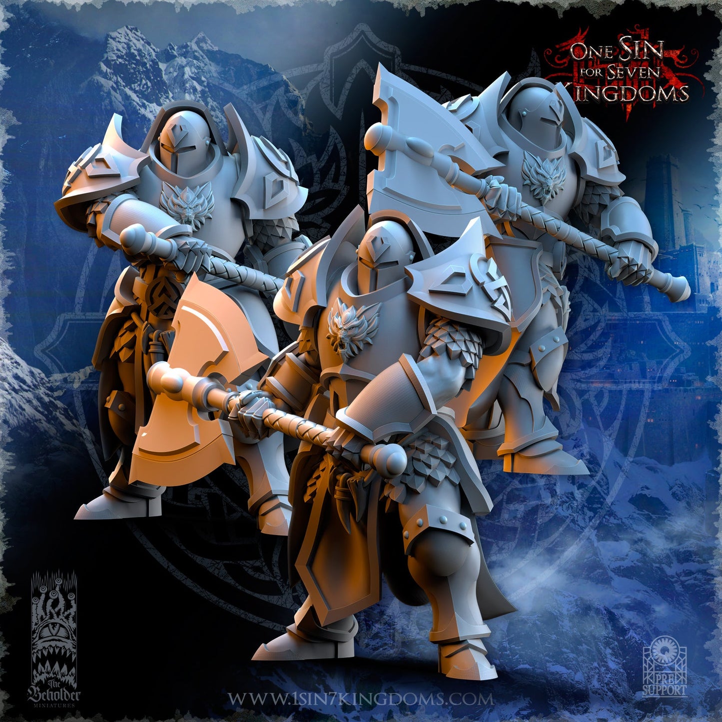 Punishers with great weapons, The Beholder Miniatures