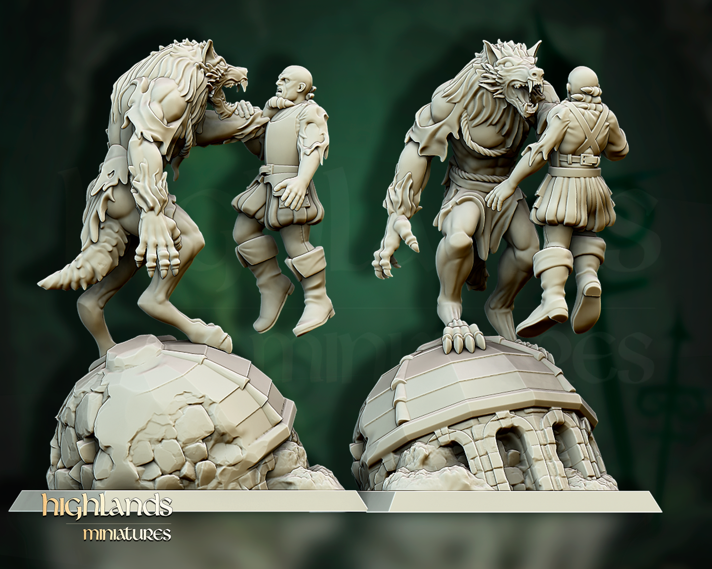 Werewolves, Highlands Miniatures