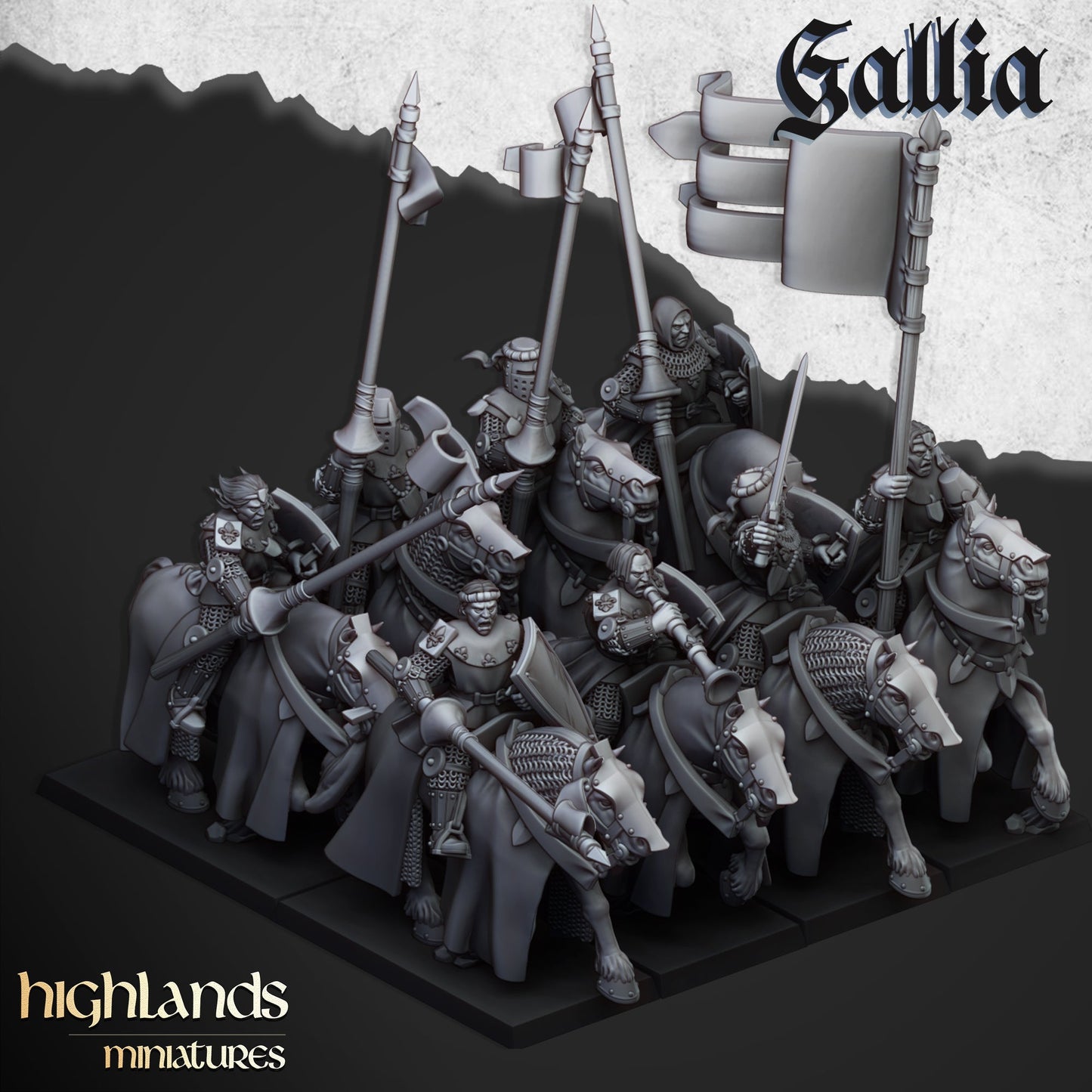 Young Knights of Gallia, Highlands Miniatures