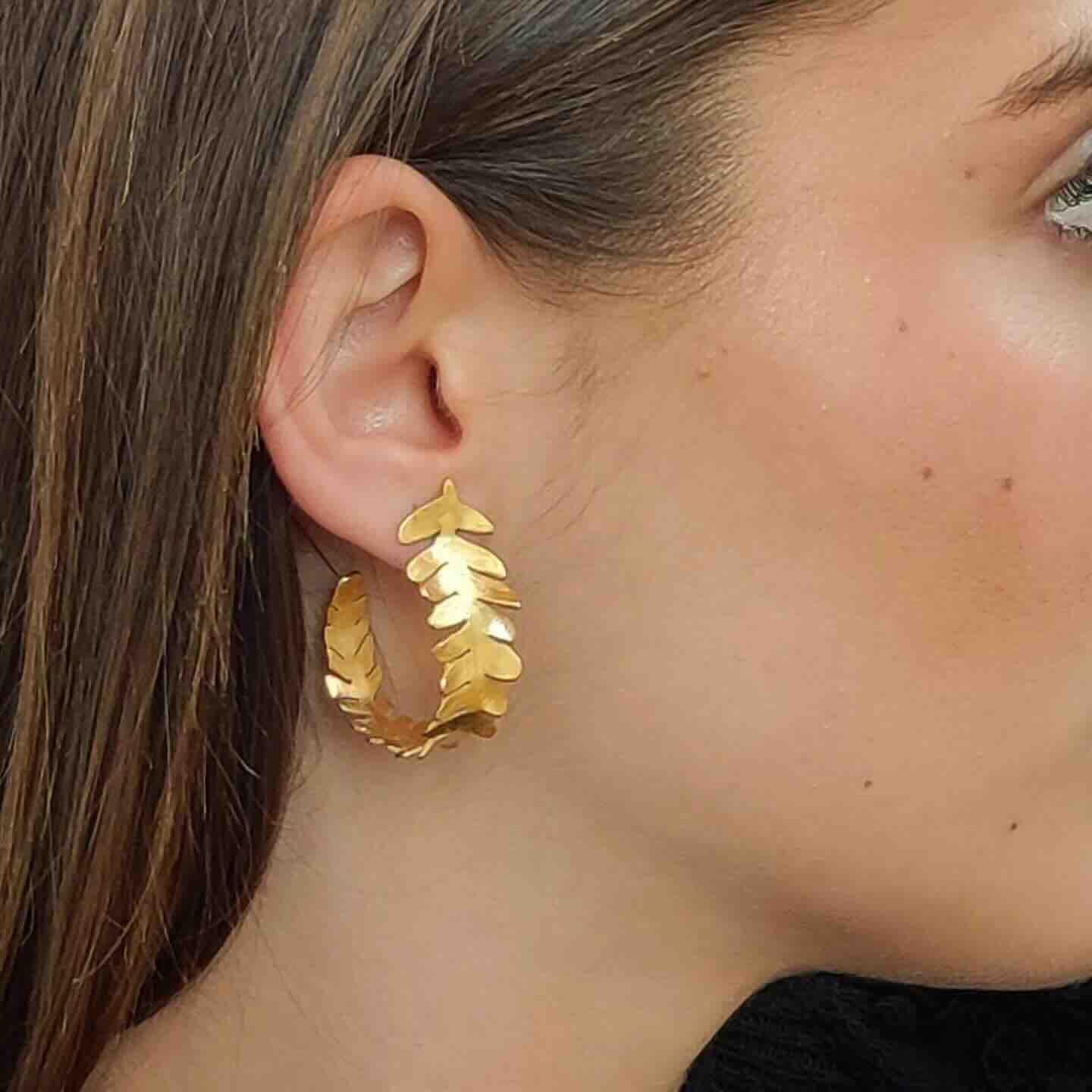 Pendientes Aros Romanos