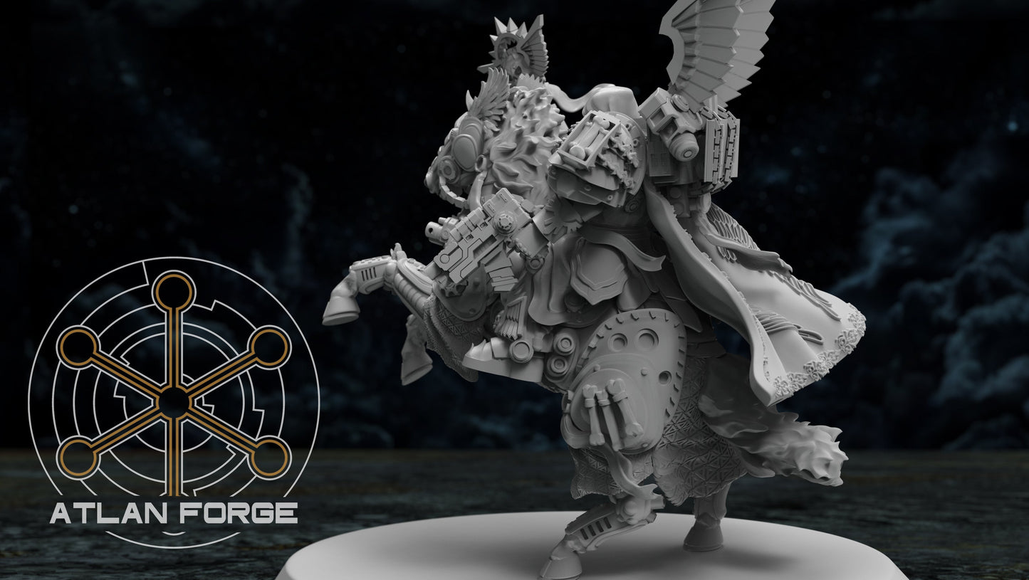 Mounted Battle Priest Knights Angelic, Atlan Forge