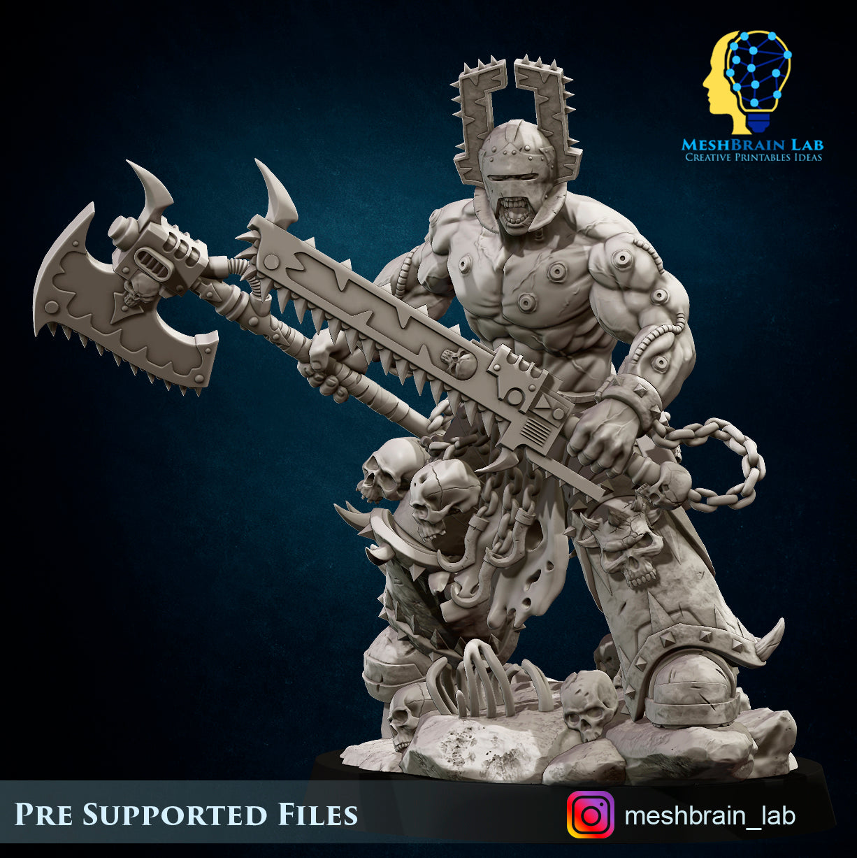 Chaos Berzerker Champion, MeshBrain Lab