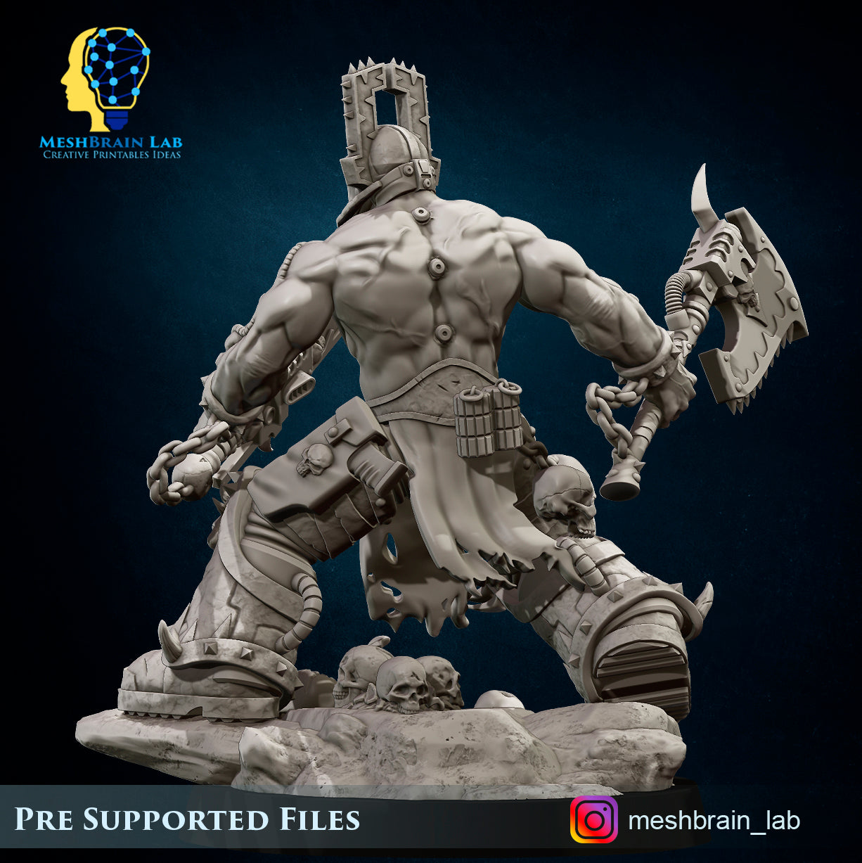 Chaos Berzerker Champion, MeshBrain Lab