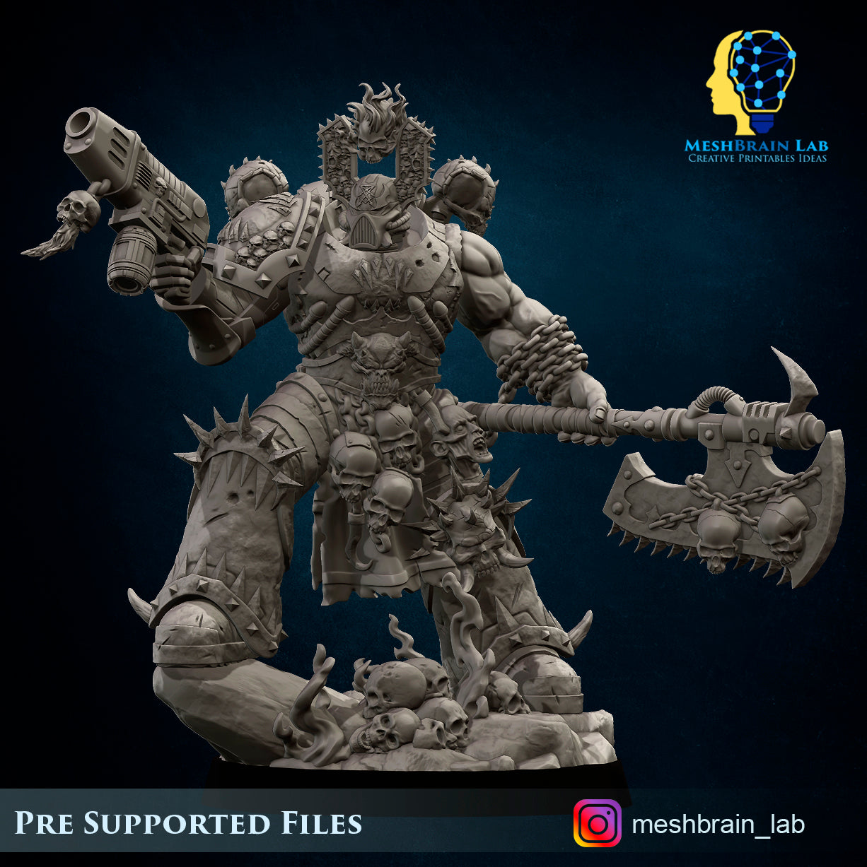 Chaos Berserker Lord, MeshBrain Lab