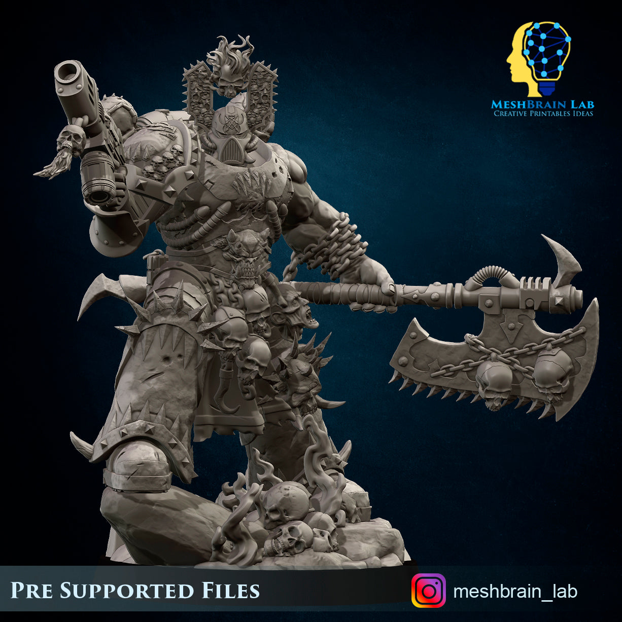 Chaos Berserker Lord, MeshBrain Lab