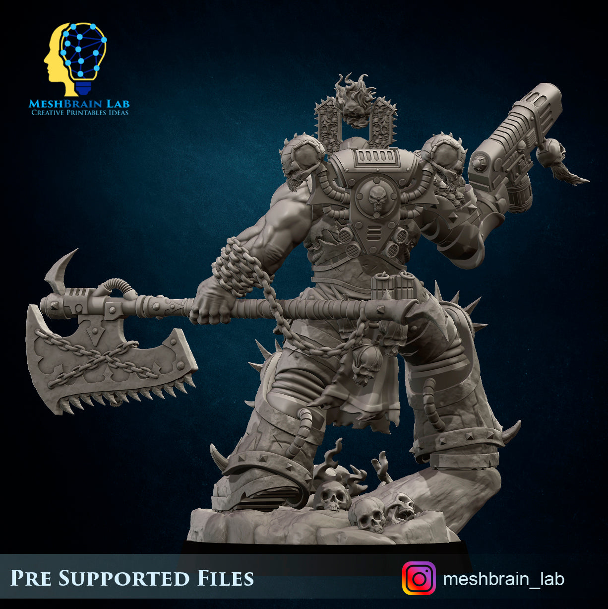 Chaos Berserker Lord, MeshBrain Lab