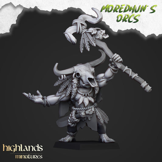 Cave Orc Shaman, Highlands Miniatures