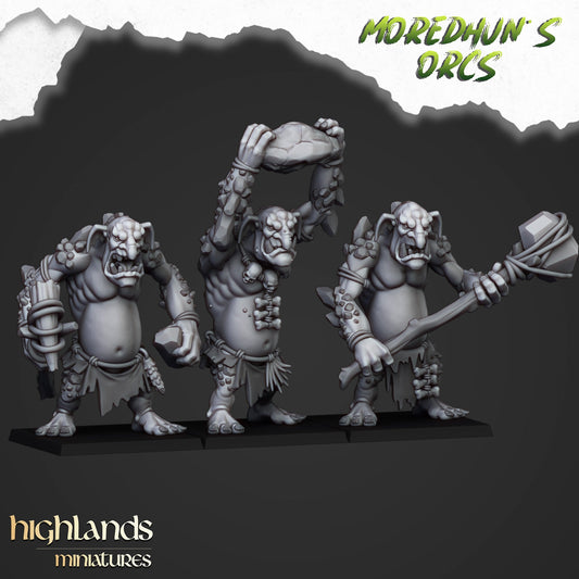 Cave Trolls, Highlands Miniatures