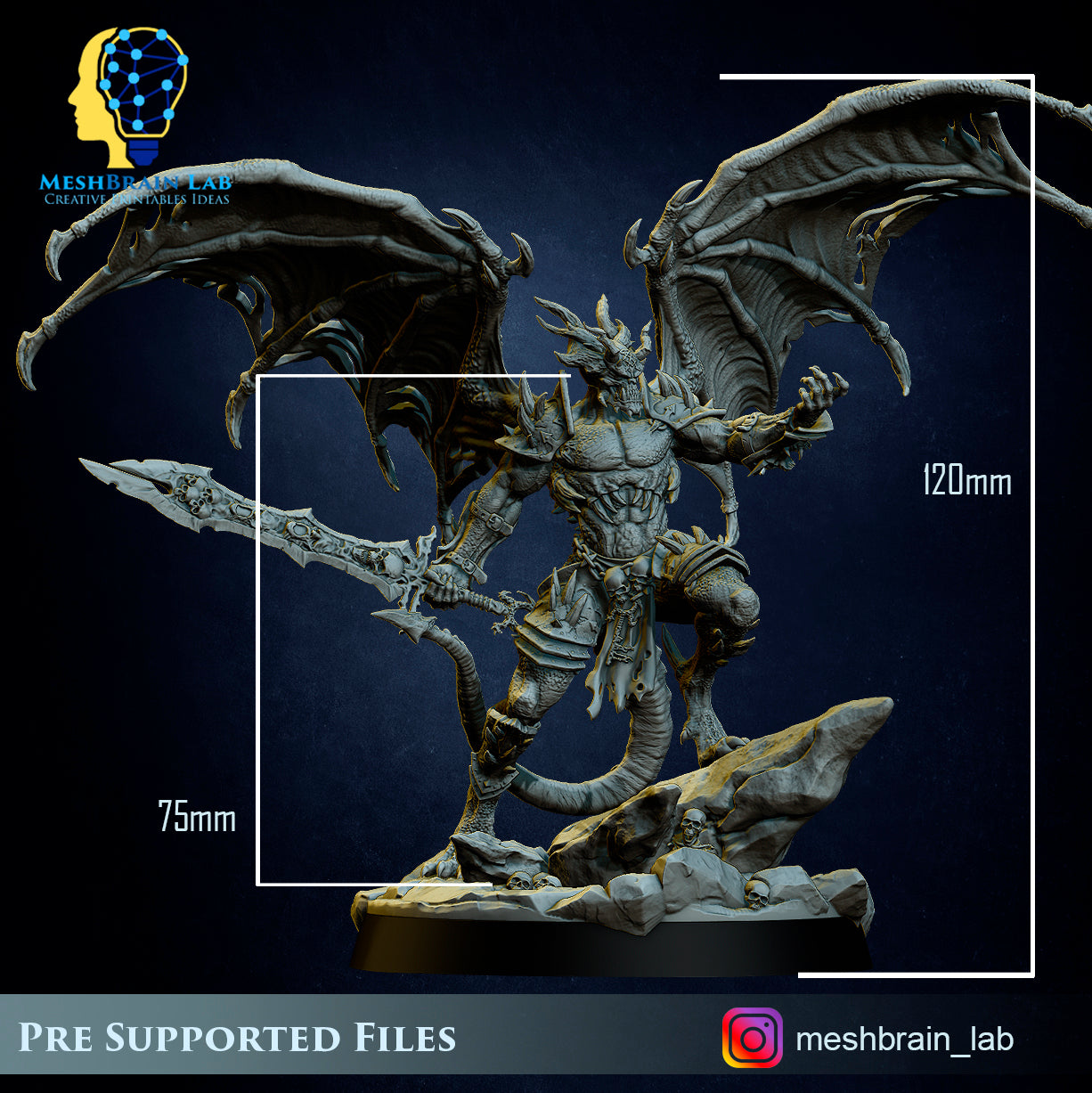 Aamon, The Demon Lord of the Abyss, MeshBrain Lab