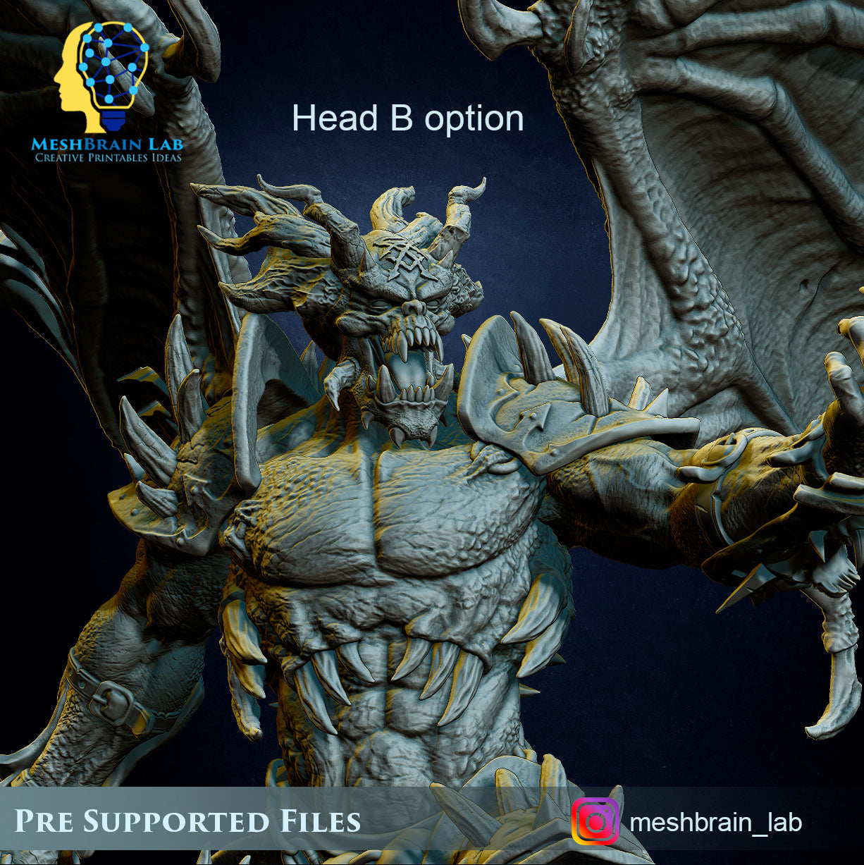 Aamon, The Demon Lord of the Abyss, MeshBrain Lab