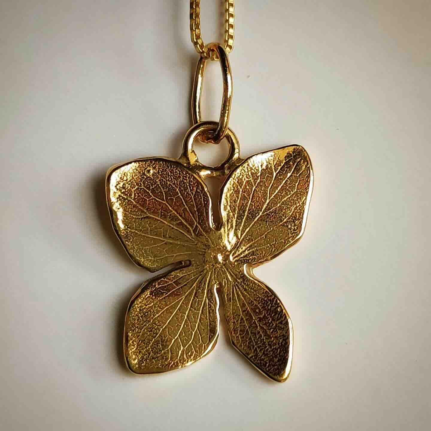 Colgante Flor de Hortensia