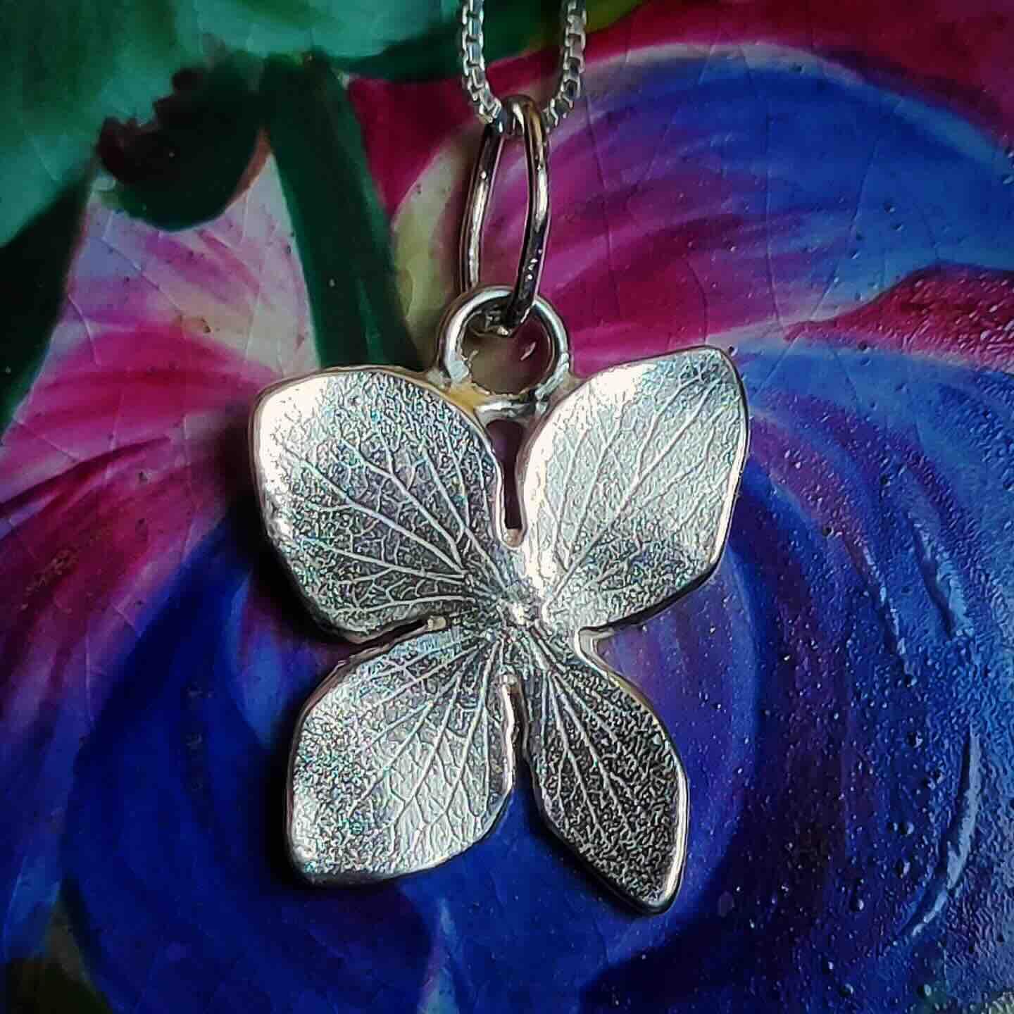 Colgante Flor de Hortensia