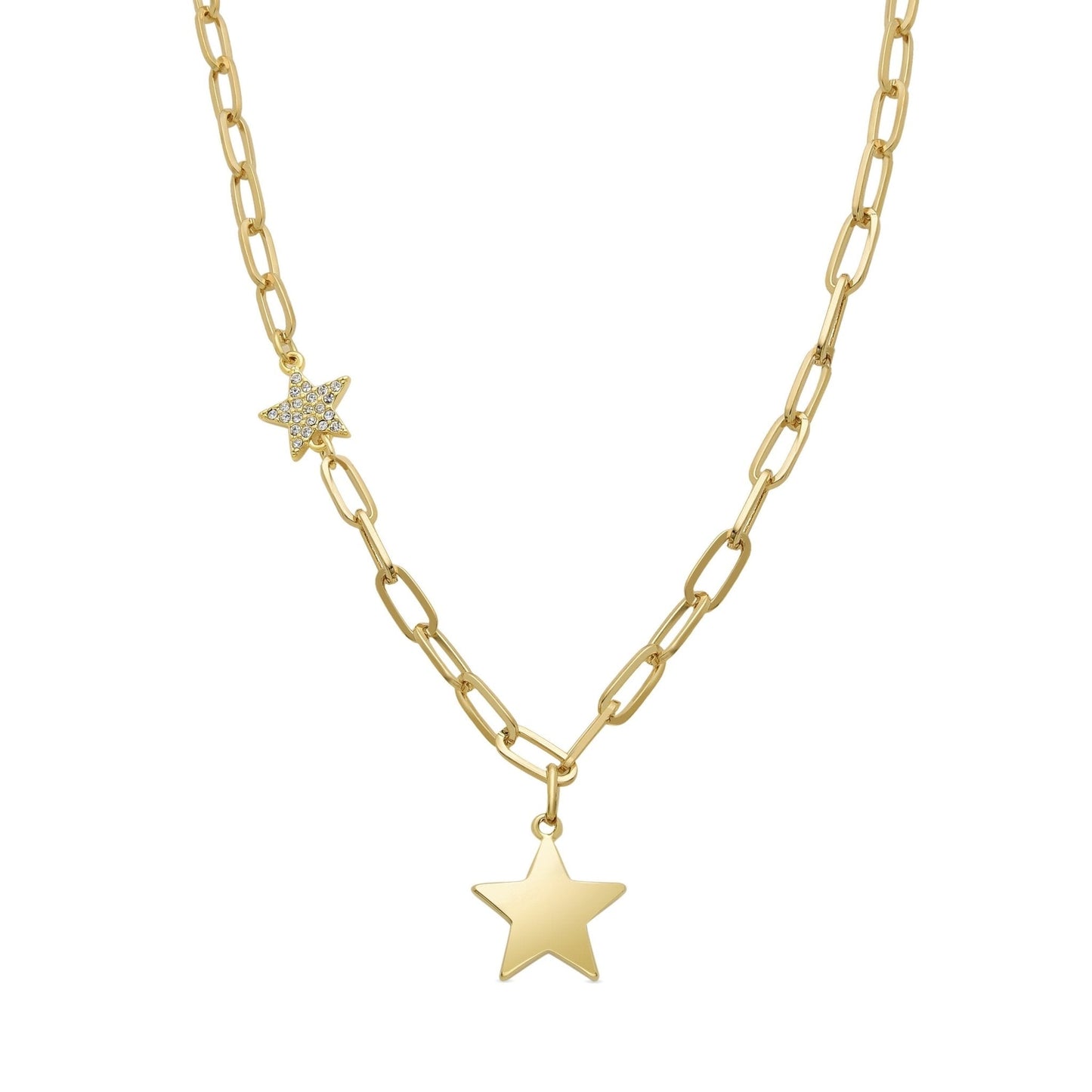 Collar acabado en Oro amarillo de 18 Kts