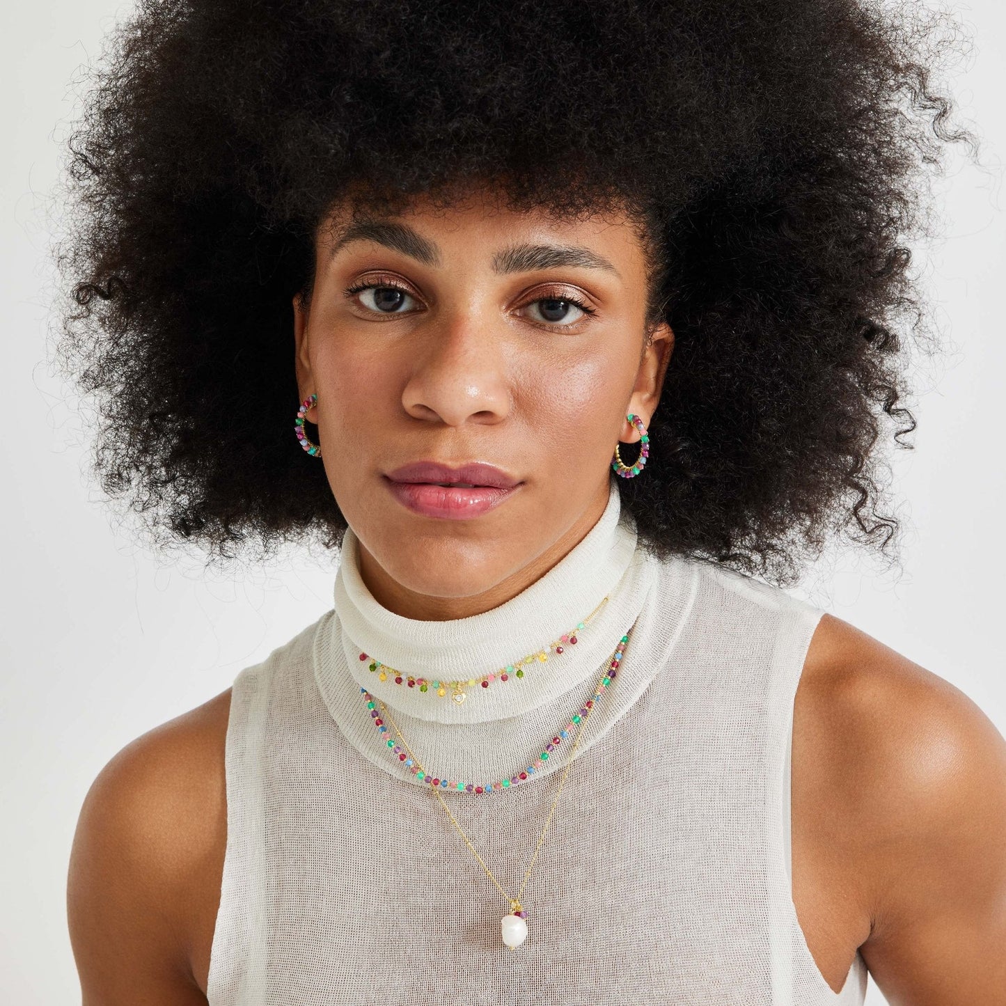 Collar acabado oro 18k