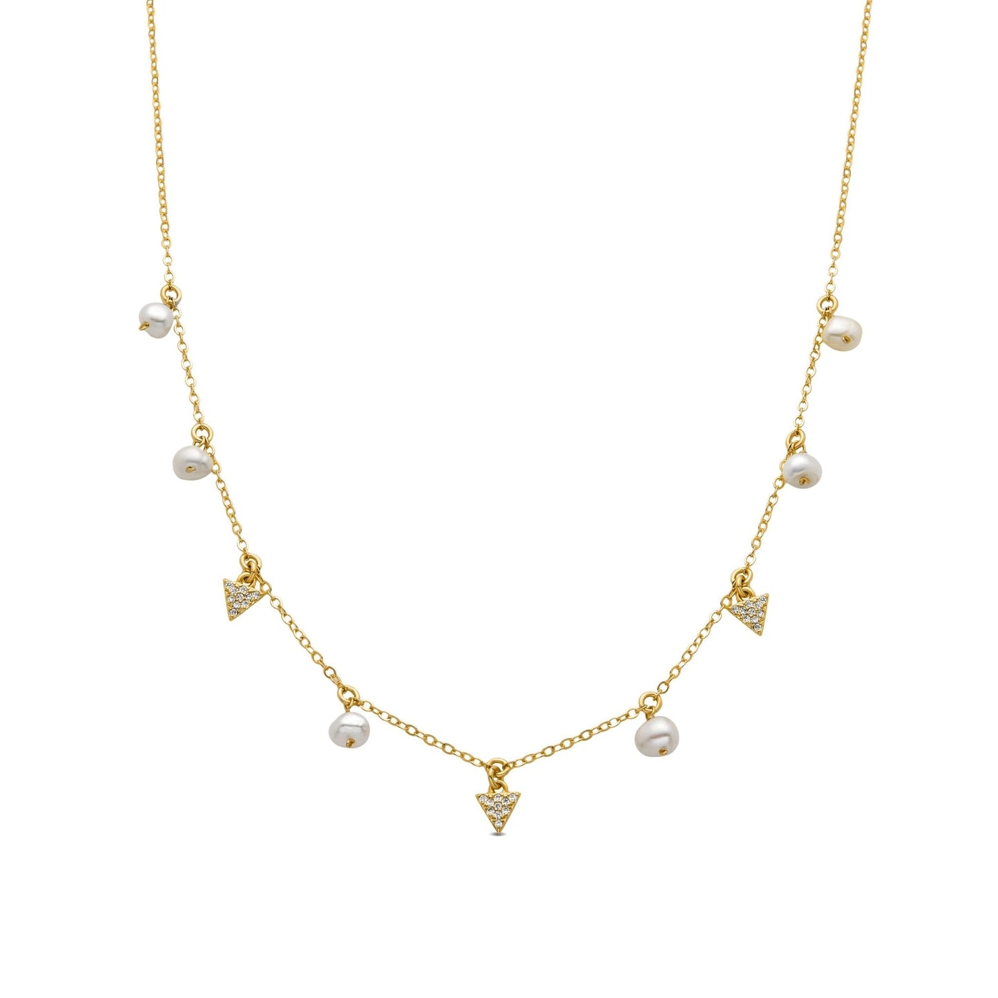 Collar acabado oro 18k