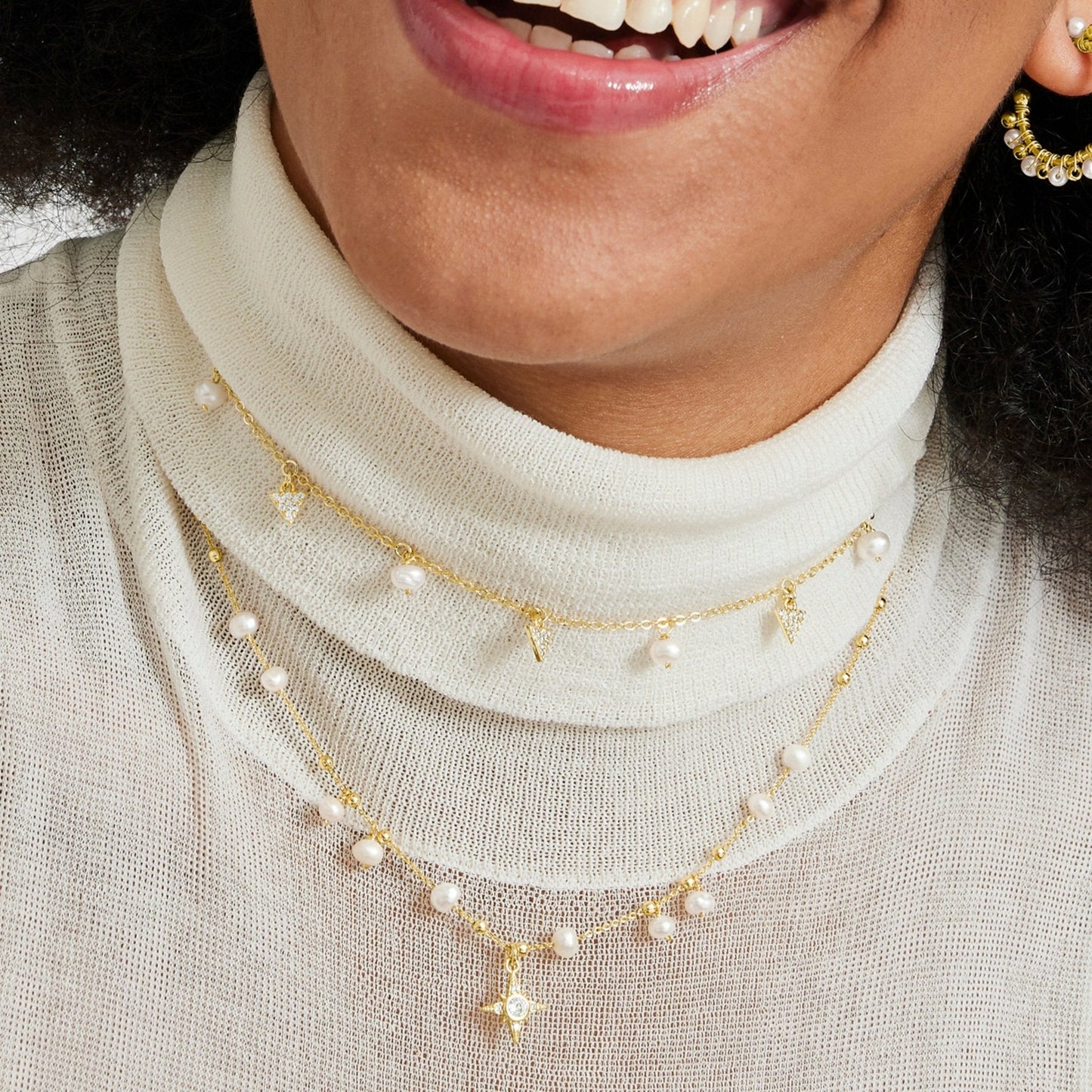 Collar acabado oro 18k