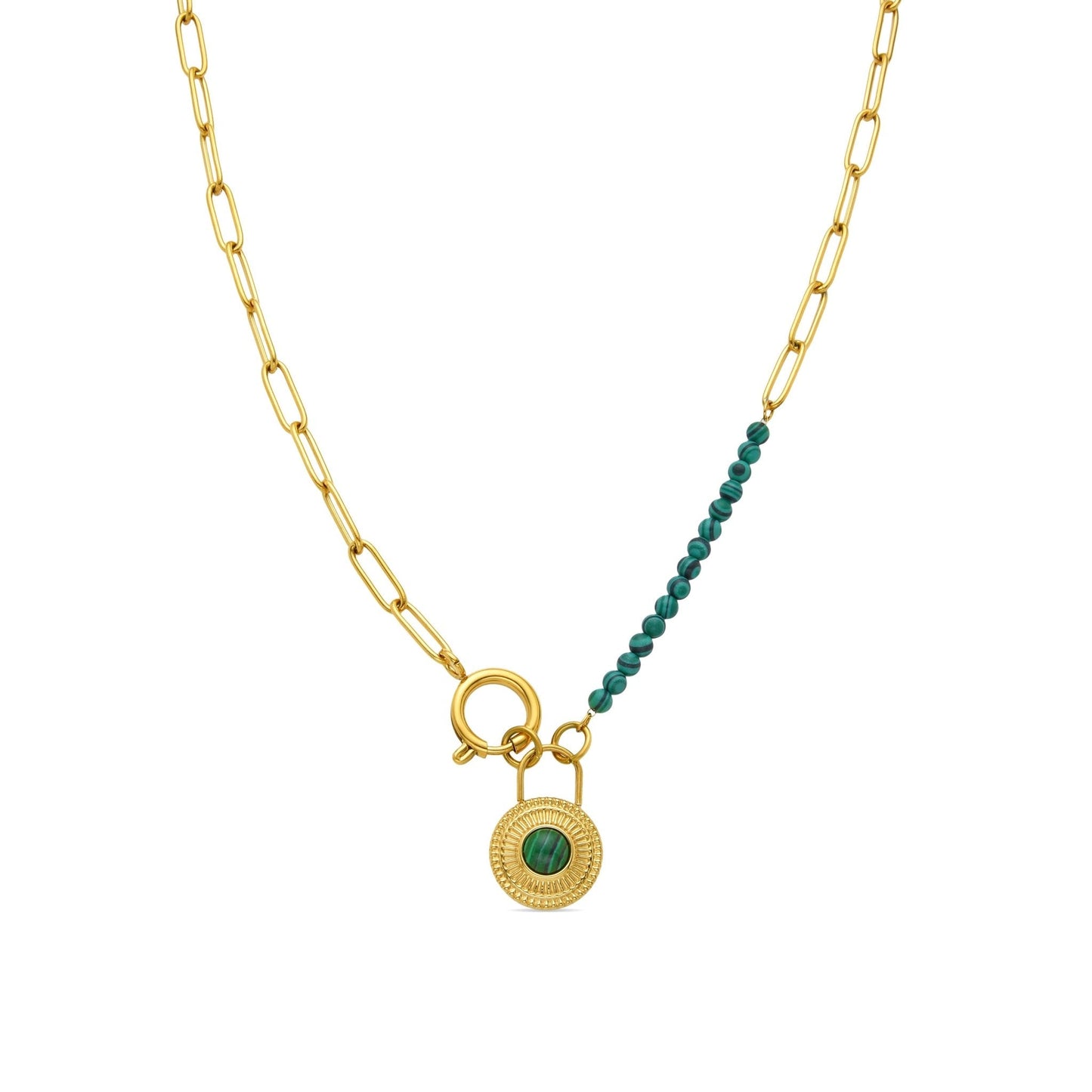 Collar acabado oro 18k