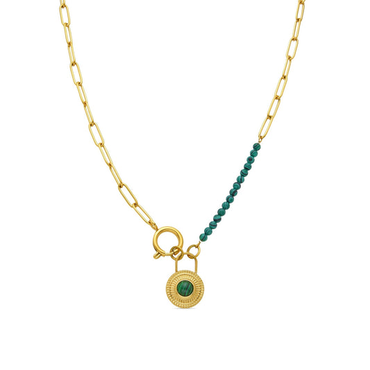 Collar acabado oro 18k