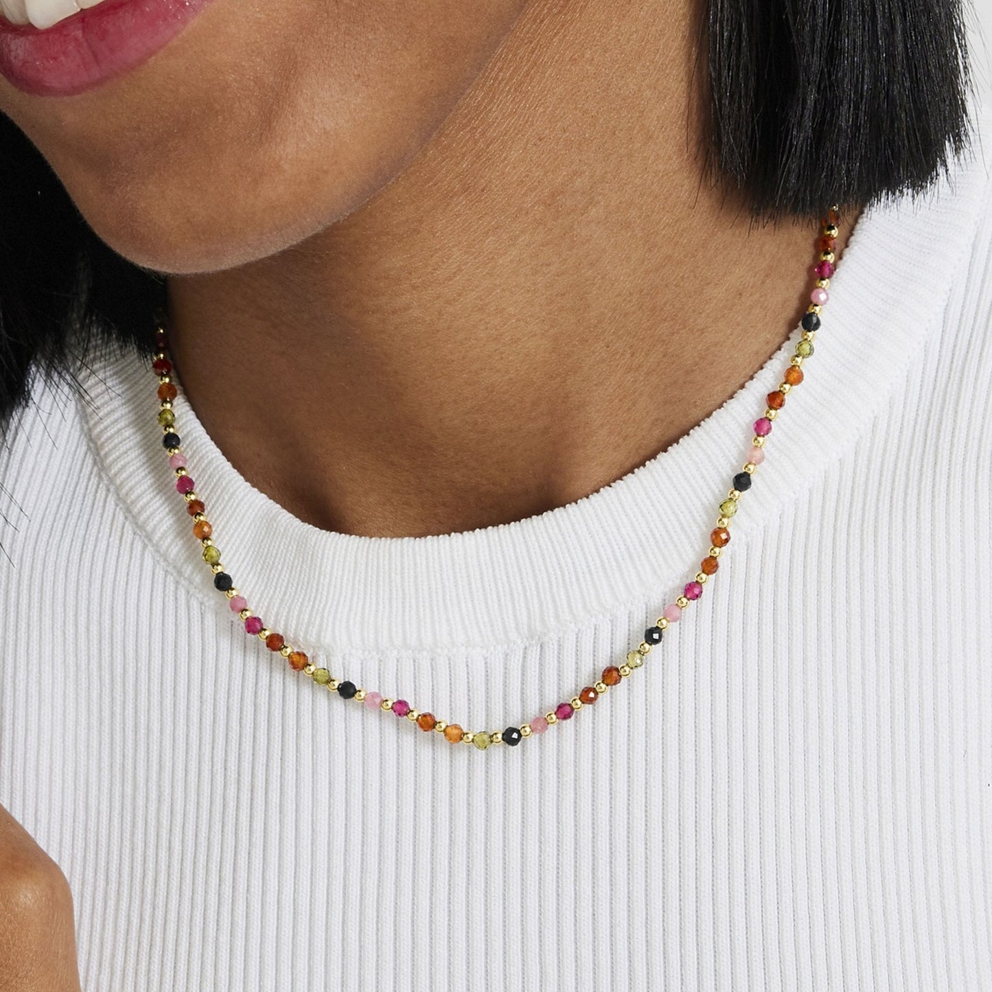 Collar acabado oro 18k