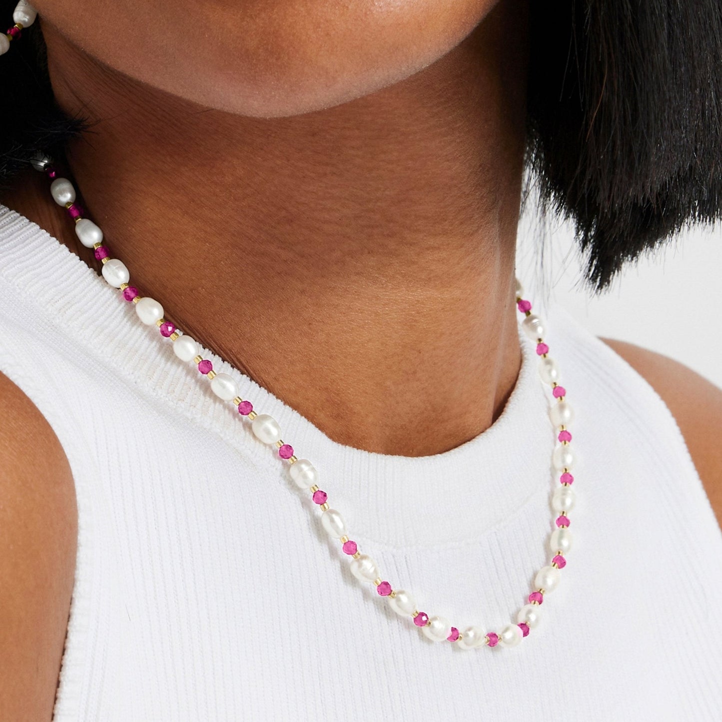 Collar acabado oro 18k