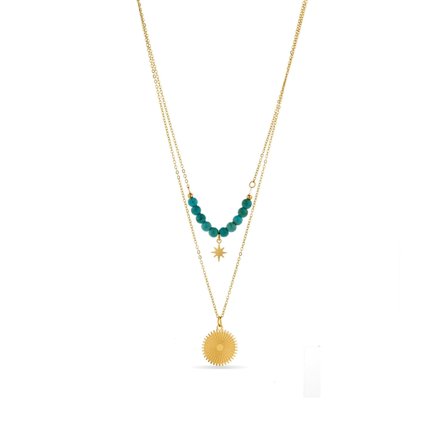 Collar acabado oro 18k