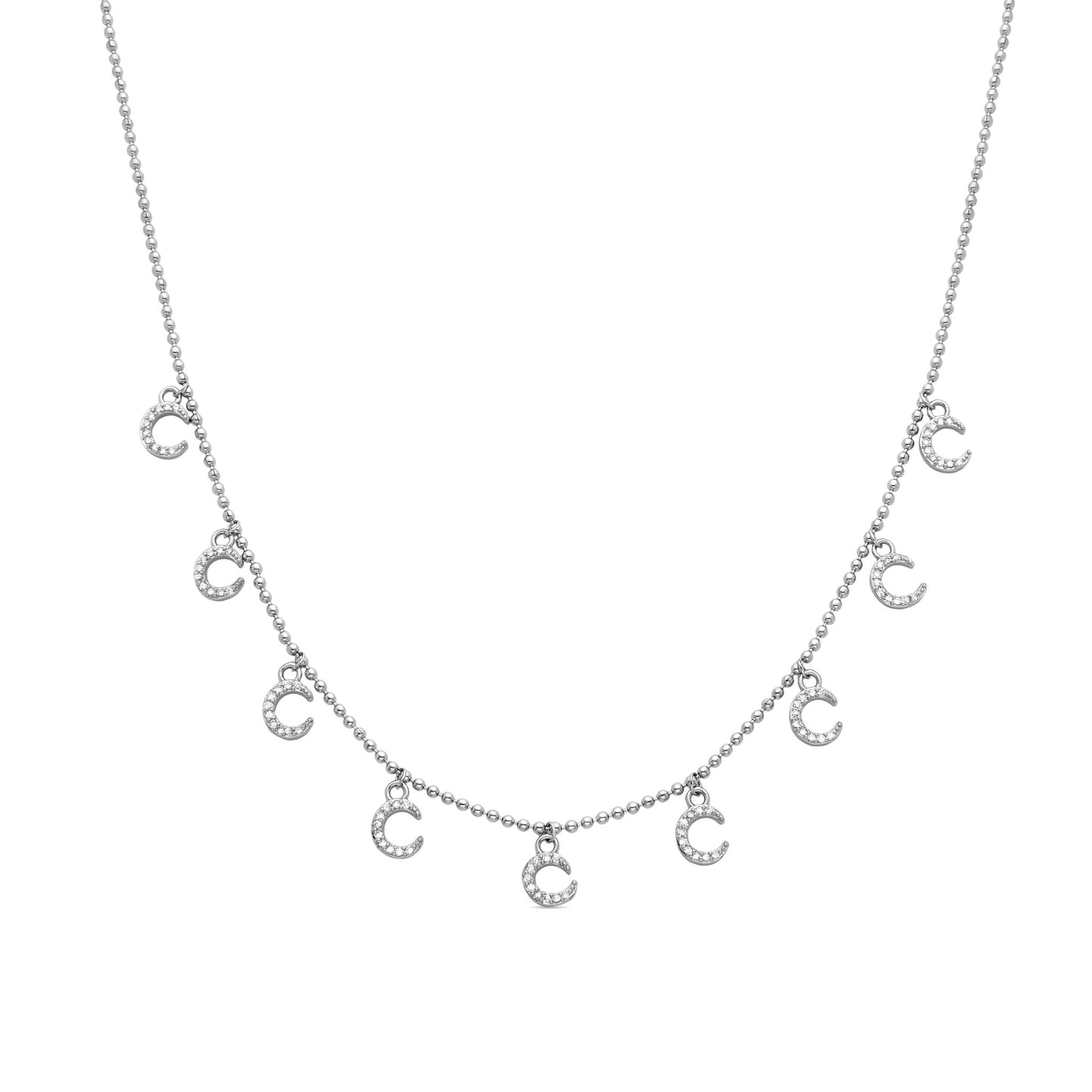 Collar acabado plata