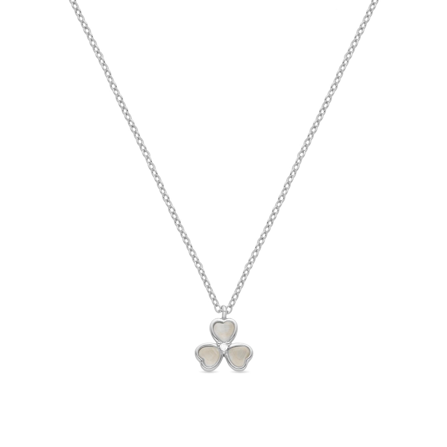 Collar acabado plata