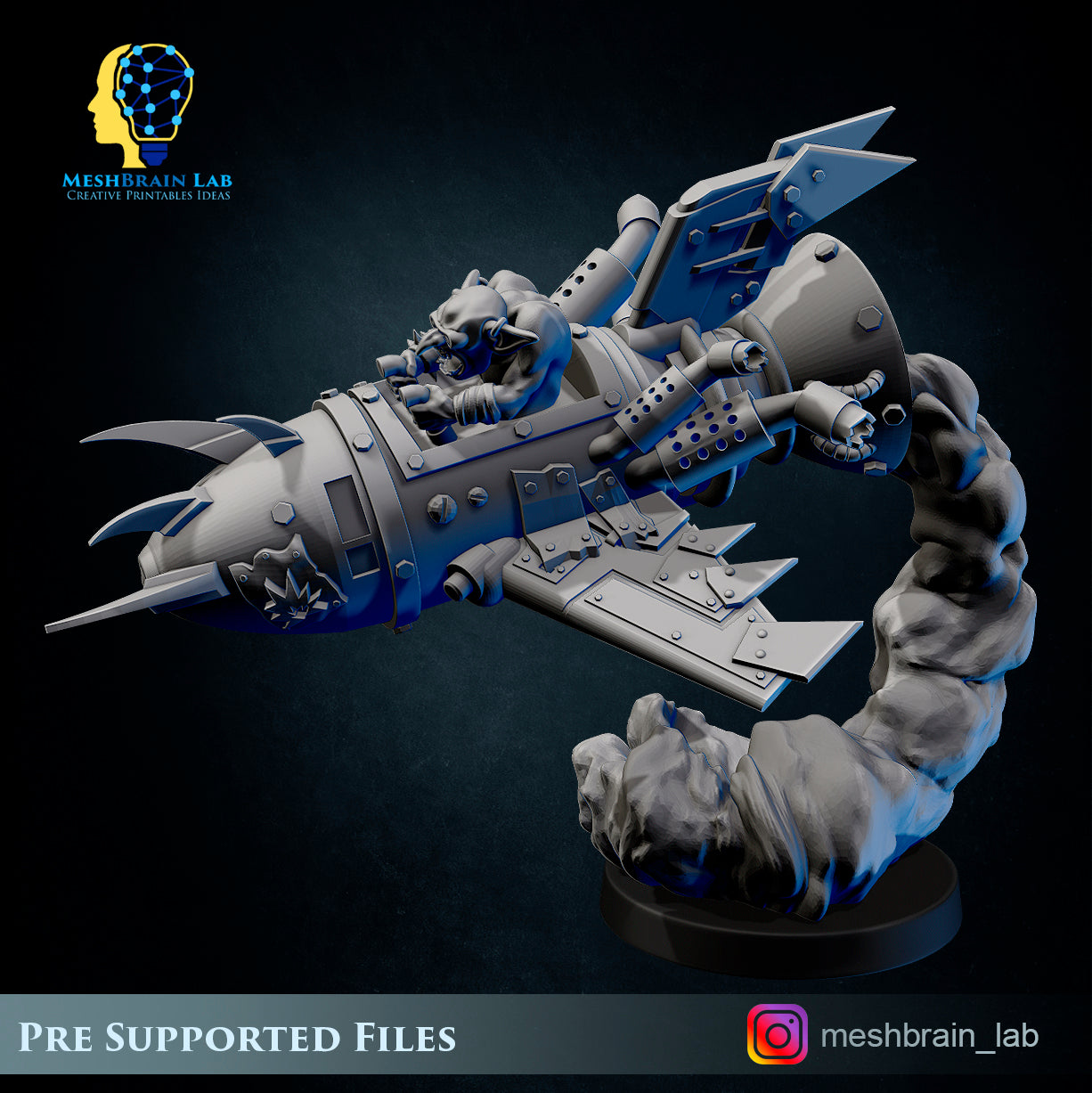 FLying rocket, MeshBrain Lab