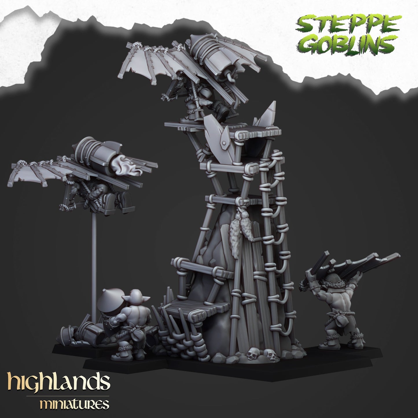 Flying steppe goblins, Highlands Miniatures