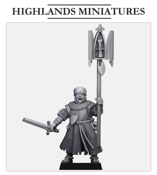 Gallia Cleric with relic, Highlands Miniatures