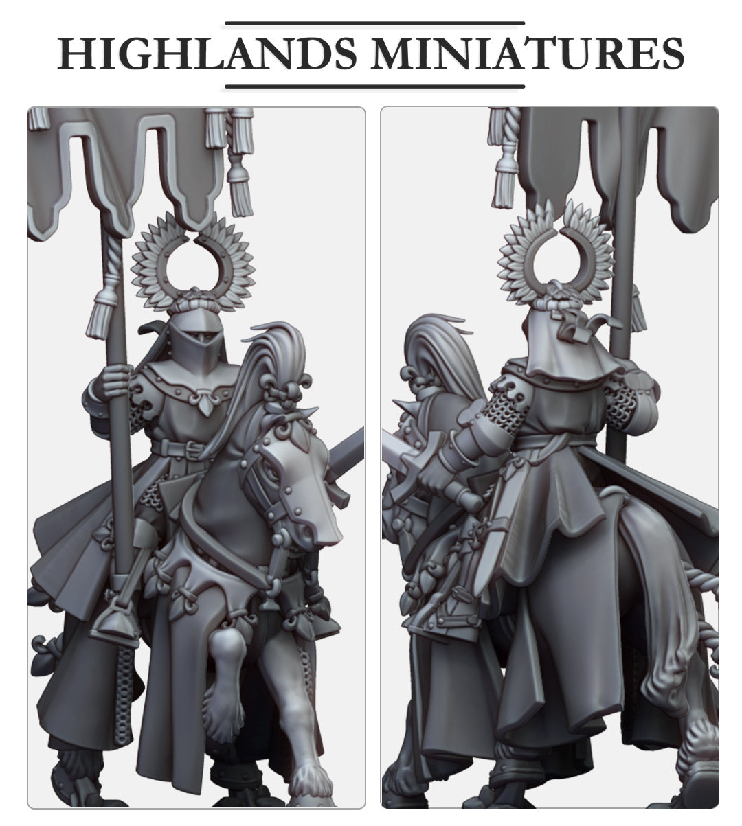 Gallia Battle standard bearer, Highlands Minatures