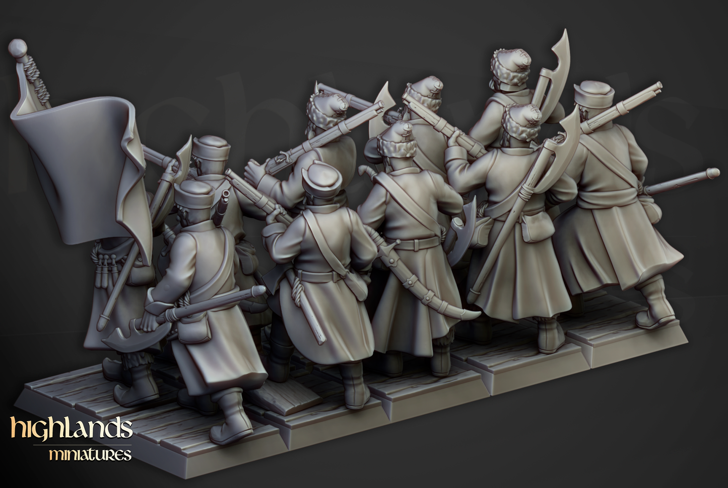 Harbor Streltsy, Highlands Miniatures