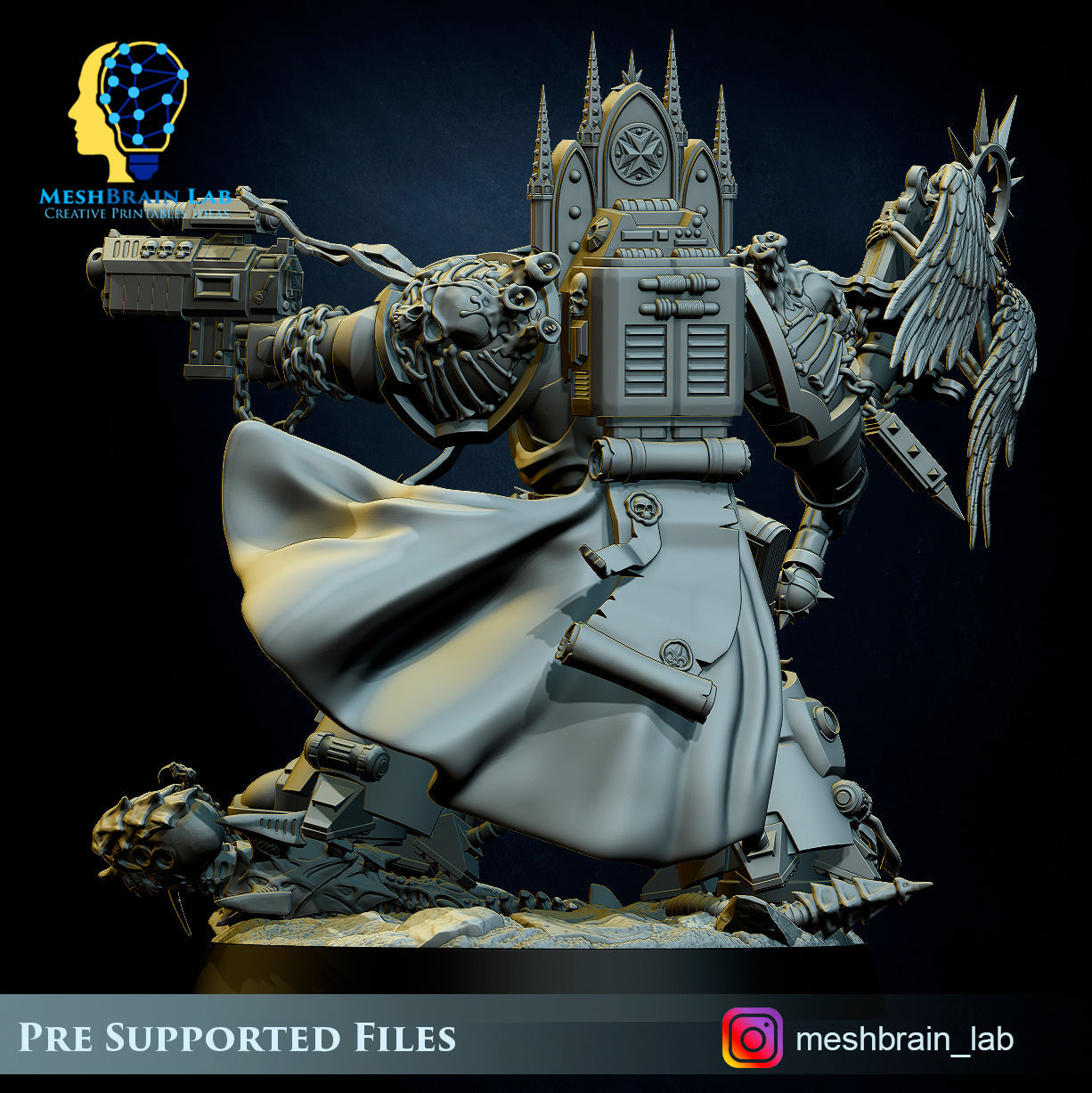 Custos Dogmatis Terminator scale, MeshBrain Lab