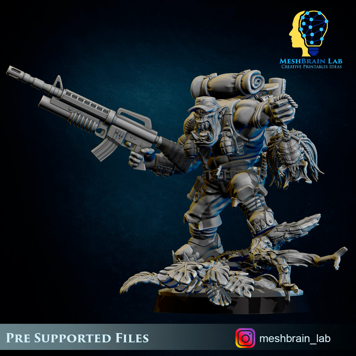 Ork Kommando Boss, MeshBrain Lab