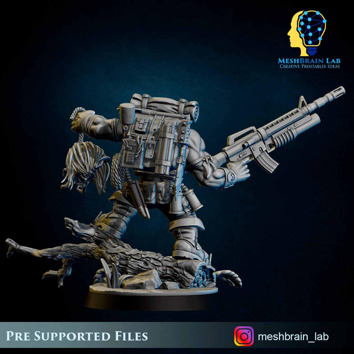 Ork Kommando Boss, MeshBrain Lab