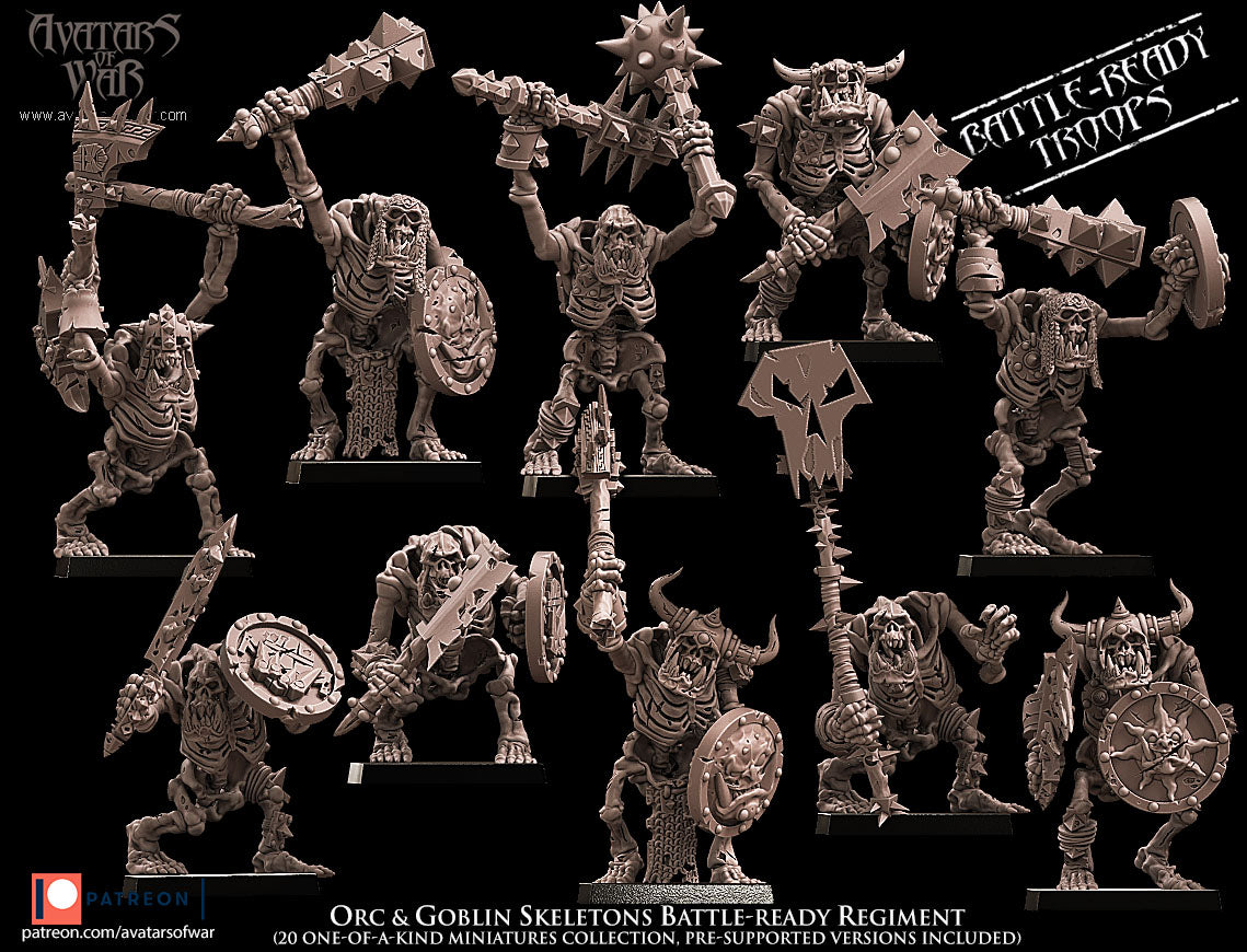 Orcs Skeleton, Avatars of War