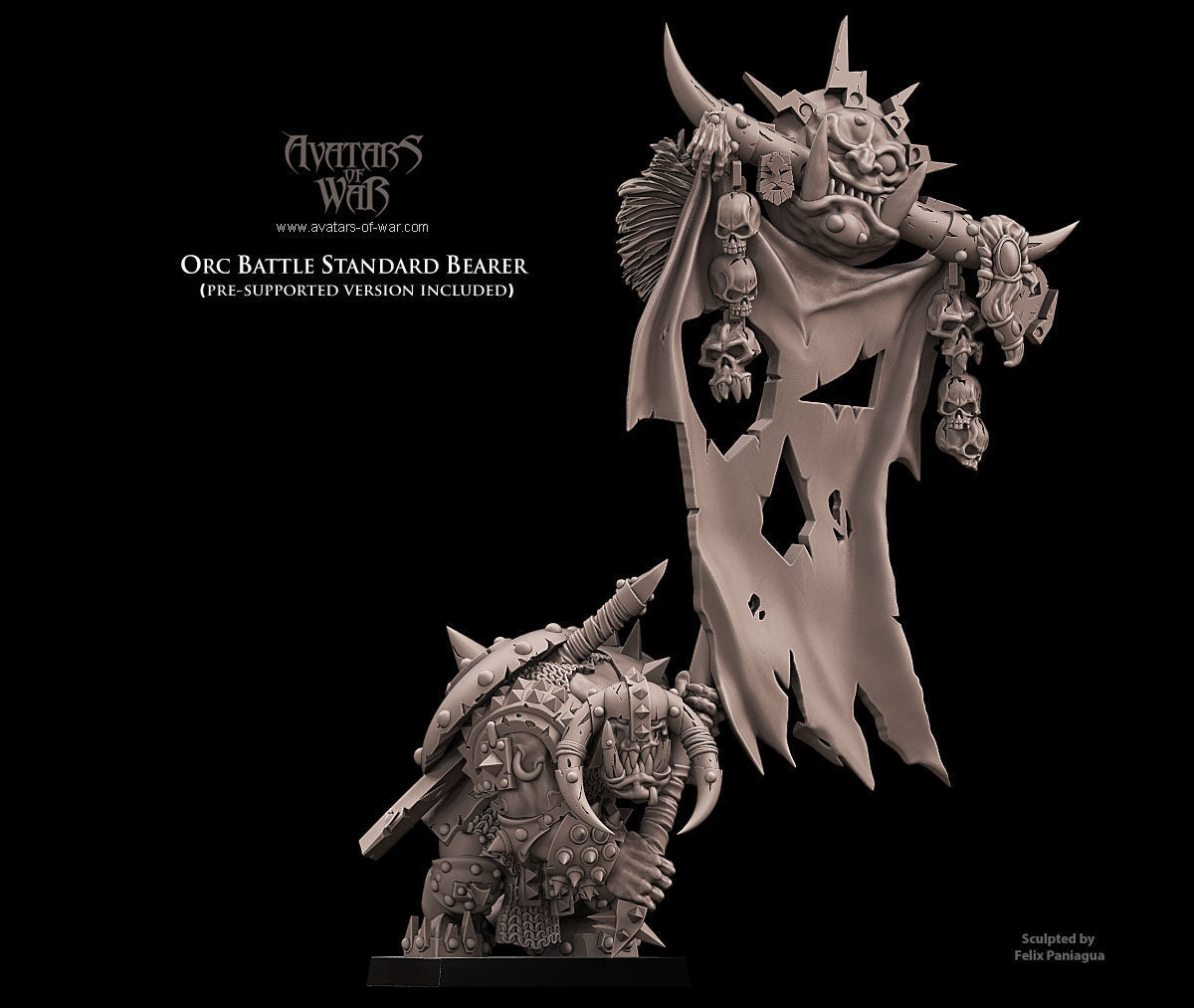 Orc Battle Standard Bearer, Avatars of War
