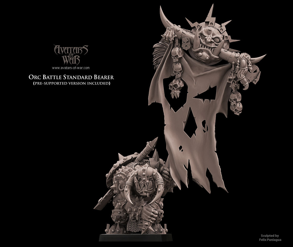 Orc Battle Standard Bearer, Avatars of War