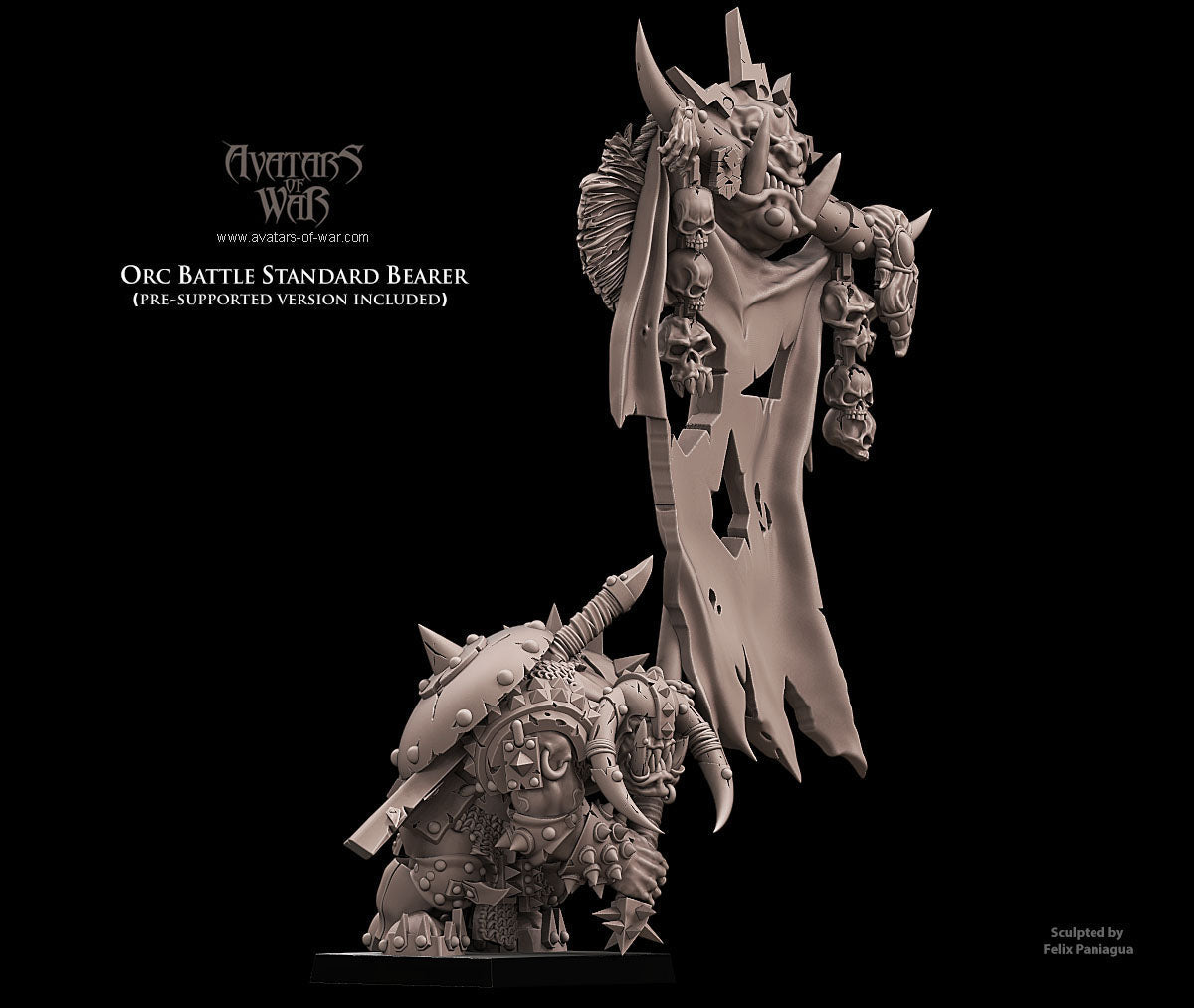 Orc Battle Standard Bearer, Avatars of War