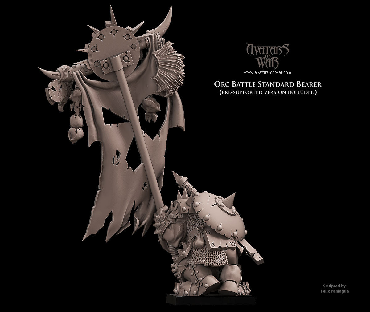 Orc Battle Standard Bearer, Avatars of War